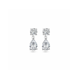 Xilver oorhangers zirkonia - 3230606