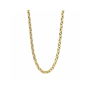 Goud collier ovale ogen  8,3 mm 45 cm - 3250006
