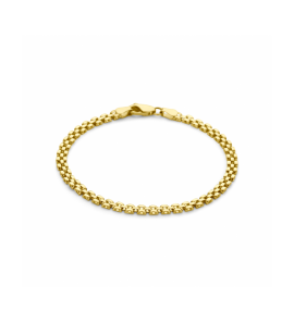 Goud armband panter 3,5 mm 18 cm - 3242069