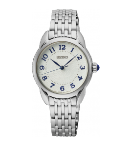 Seiko dames staal bracelet wit 50m wr - 3240113