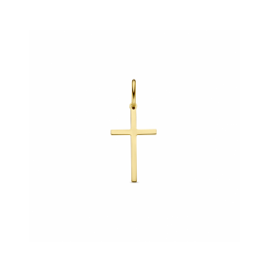 Goud hanger kruis 18x10 mm - 3242637