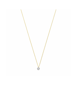 Gouden collier lab grown diamant 40 - 42 - 44 cm 0.25ct g si - 3250360
