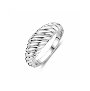 Zilver ring gedraaid - 3242164