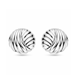 Zilver oorknoppen 35 mm - 3242137