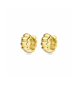 Zilver verguld klapoorringen 11,5 mm 1 micron - 3242083