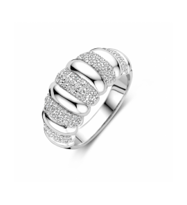 Zilver ring zirkonia - 3242220