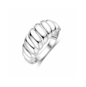 Zilver ring gedraaid - 3242224