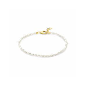 Zilver verguld armband parels 16,5 + 2 cm 3 micron - 3242171