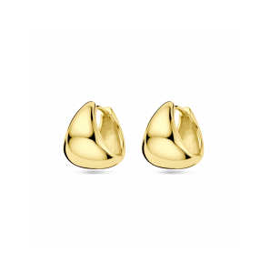 Zilver veguld klapoorringen 15 mm 1 micron - 3242082