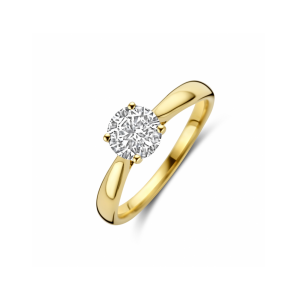 Gouden ring lab grown diamant 1.00ct h si - 3250379