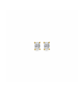 Gouden oorknoppen lab grown diamant 0.50ct (2x 0.25ct) h si 4,5 mm - 3250365