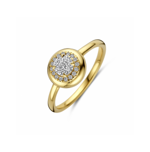 Gouden ring lab grown diamant 0.495ct h si - 3250359