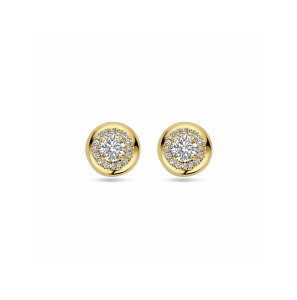 Gouden oorknoppen lab grown diamant 0.75ct (2x 0.375ct) h si - 3250366
