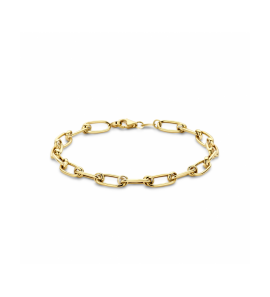 Goud armband 6,5 mm 19 cm - 3242071