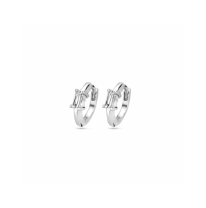 Zilver klapoorringen zirkonia 10,5 mm - 3242200