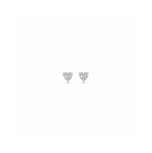 Zilver oorknoppen hartje zirkonia 3,5 mm - 3242206