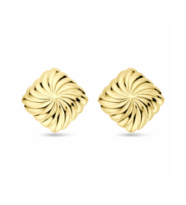 Zilver verguld oorknoppen 37 mm 1 micron - 3242080