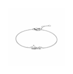 Zilver  armband love 16,5 - 17,5 - 18,5 cm - 3242125