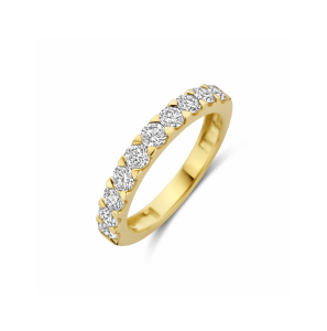 Gouden ring lab grown diamant 1.00ct h si - 3250357