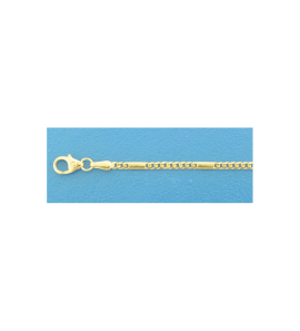 Goud armband gourmette met tussenstuk 2,0 mm - 3242072