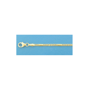 Goud armband gourmette met tussenstuk 2,0 mm - 3242072