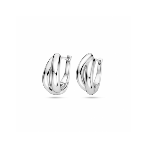 Zilver klapoorringen 17 x 7.5 mm - 3241639