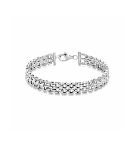 Zilver armband panter 8 mm 19 cm - 3241647