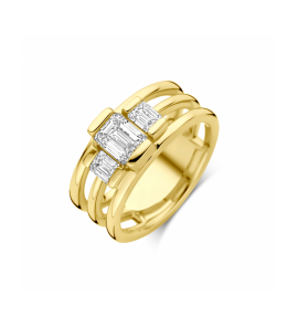 Gouden ring lab grown diamant 1.50ct h si - 3250377