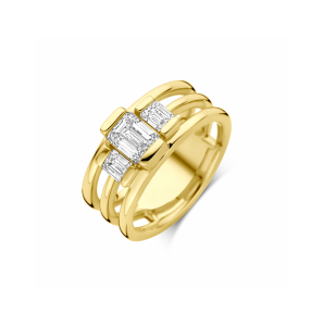 Gouden ring lab grown diamant 1.50ct h si - 3250377