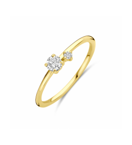 Gouden ring lab grown diamant 0.20ct h si - 3250355