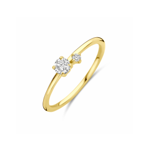 Gouden ring lab grown diamant 0.20ct h si - 3250355